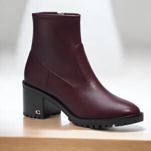 NWOT Coach C5975 Joy Leather Bootie Size 7B